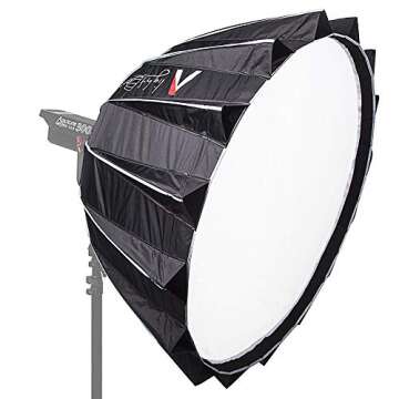 Aputure Light Dome II 35 Inch Studio Softbox Bowens Mount with Diffuser Cloth Honeycomb Grid Gel Holder Carry Bag for 120T 120D 120D II 300D 300D II 300X and Other Bowen-S Mount Video LED Light