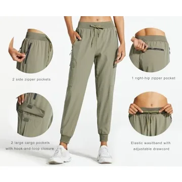 Libin Women's Lightweight Outdoor Cargo Joggers for Active Life