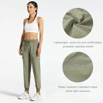 Libin Women's Lightweight Outdoor Cargo Joggers for Active Life