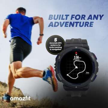 Amazfit Active Edge Smart Watch 46 mm - GPS & AI Coach for Fitness