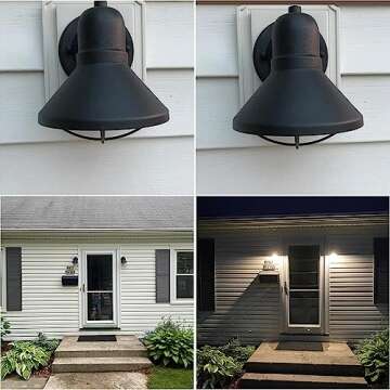 Stylish ARPENTER Outdoor Wall Light Fixtures - 2-Pack