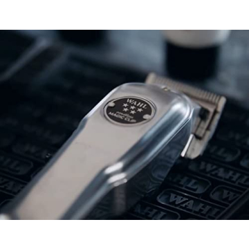 Wahl Professional 5 Star Series Metal Edition Cordless Magic Clip with Stagger Tooth Blade, Rotary Motor, Lithium Ion Battery, 90+ Minute Run Time for Professional Barbers and Stylists - Model 8509