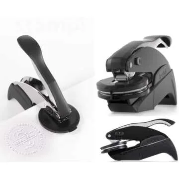 Customizable EXLIBRIS Book Embosser - Unique Library Stamp