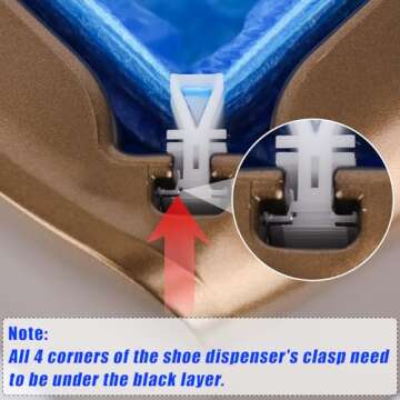 Automatic Shoe Cover Dispenser with 200 Disposable Covers