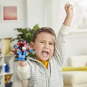 Transformers Rescue Bots Academy Optimus Prime Converting Toy, 4.5-Inch Figure, Toys for Kids Ages 3 and Up