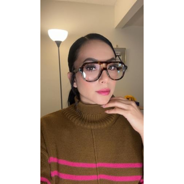 FEISEDY Aviator Blue Light Blocking Glasses Stylish Comfort