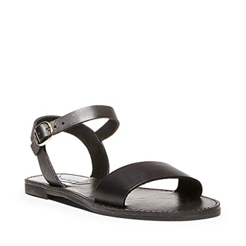 Steve Madden Women’s Donddi Dress Sandal - Stylish Black Leather Sandals for All Occasions