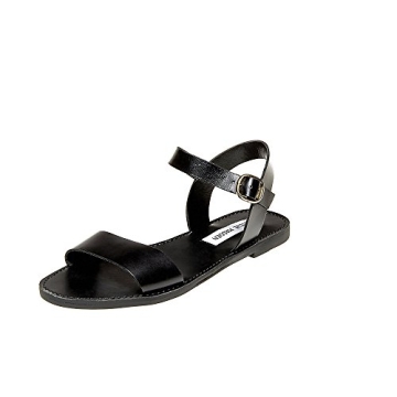 Steve Madden Women's Donddi Sandals - Chic Black Leather
