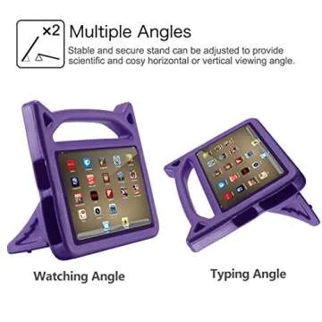 Riaour 7 Tablet Case for Kids - Shock Proof & Protective