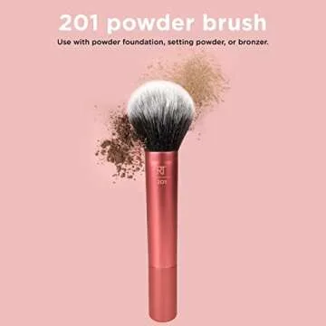 Flawless Finish with Real Techniques Powder Brush - Cruelty Free