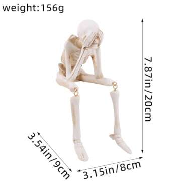 SEVEN LUCKY LIGHT Halloween Skeletons Set for Decor