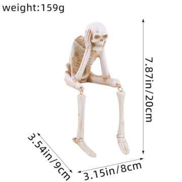 SEVEN LUCKY LIGHT Halloween Skeletons Set for Decor