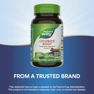 Nature's Way Licorice Root Digestive Support Vegan Capsules
