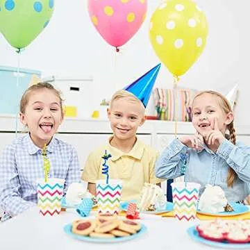 Vibrant Reusable Jungle Safari Party Straws for Kids