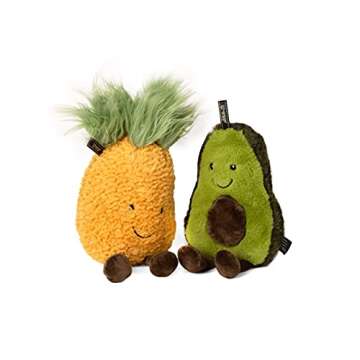 NANDOG Pineapple Squeaky Dog Toy for Small Breeds