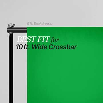 LimoStudio 9x13ft Green Fabricated Backdrop for Photography