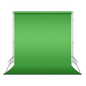 LimoStudio 9x13ft Green Fabricated Backdrop for Photography