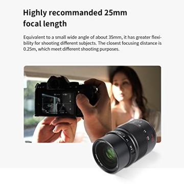 7artisans 25mm F0.95 Lens for Professional Photography