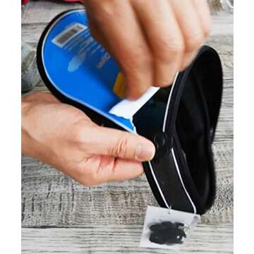 Oidon Plastic Sun Visor UV Protection Hat Cap (Black)