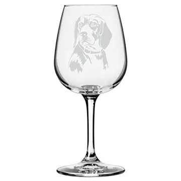 Beagle Dog Personalized Custom Themed Etched All Purpose 12.75oz Wine Glass