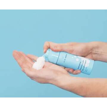 Foaming Dog Dry Shampoo, Waterless Dog Shampoo No Rinse - Waterless Cat Shampoo, Natural Botanicals & Deodorant for Fresh Smelling Fur on Dogs & Cats, Vet Formulated, Cleans & Conditions, Summer Pawty