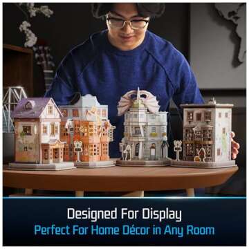 4D Build Harry Potter Diagon Alley Puzzle Kit for Adults & Teens