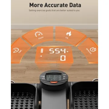 Sportsroyals Stair Stepper for Exercise, Mini Steppers with Resistance Band, Hydraulic Fitness Stepper Exercise Home Workout Equipment for Full Body Workout, 330lbs Weight Capacity