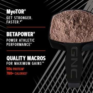 GNC AMP Mass XXX Mass Gainer | 50g Protein & Muscle Support