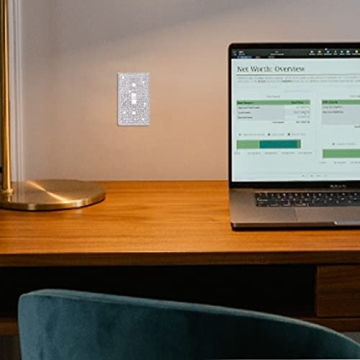 Sparkling Rhinestone Light Switch Cover for Glam Decor