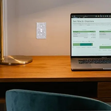 Sparkling Rhinestone Light Switch Cover for Glam Decor