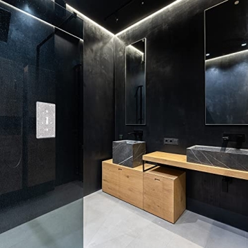 Sparkling Rhinestone Light Switch Cover for Glam Decor