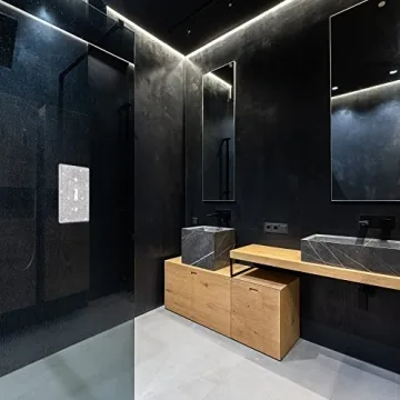 Sparkling Rhinestone Light Switch Cover for Glam Decor