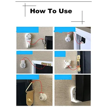 Comprehensive Picture Hanging Kit for All Wall Types - 106 Pack