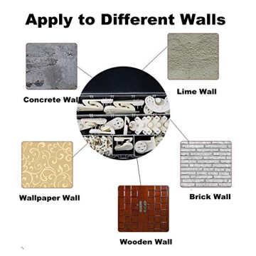 Comprehensive Picture Hanging Kit for All Wall Types - 106 Pack