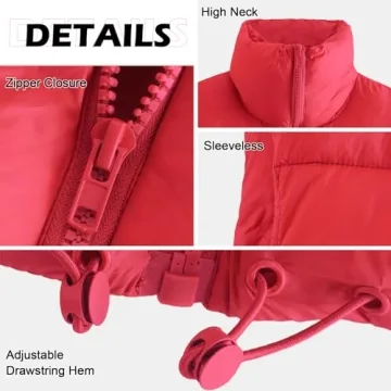 Zando Winter Cropped Puffer Vest for Stylish Women