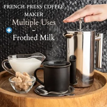 Mixpresso Stainless Steel French Press Coffee Maker 800 ml