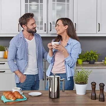 Mixpresso Stainless Steel French Press Coffee Maker 800 ml