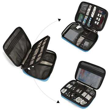 BAGSMART Electronic Organizer for Easy Travel Accessory Storage