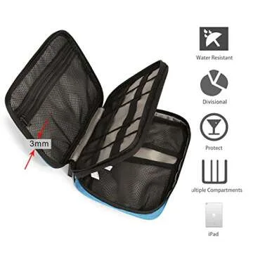 BAGSMART Electronic Organizer for Easy Travel Accessory Storage