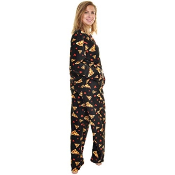 Angelina Women's Cozy Pajama Set with Notched Collar | PJ56_L