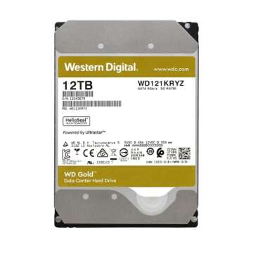 Western Digital 8TB WD Gold Enterprise Class Internal Hard Drive - 7200 RPM Class, SATA 6 Gb/s, 256 ...