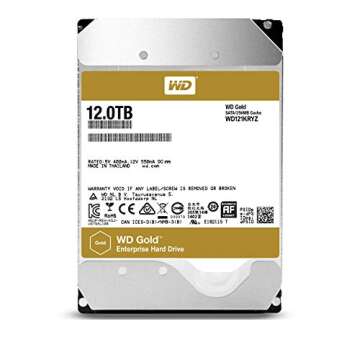 Western Digital 8TB WD Gold Enterprise Class Internal Hard Drive - 7200 RPM Class, SATA 6 Gb/s, 256 MB Cache, 3.5" - WD8004FRYZ