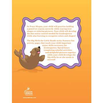 Big Skills for Little Hands® Trace Shapes Workbook—Learning Shapes, Colors, Fine Motor Skills, Tr...