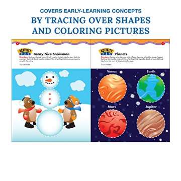 Big Skills for Little Hands® Trace Shapes Workbook—Learning Shapes, Colors, Fine Motor Skills, Tracing Activity Book for Preschool–Kindergarten (32 pgs)