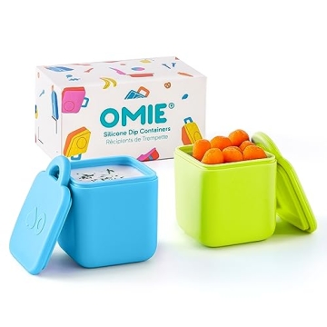 Omie OmieBox Leakproof Dips Containers Safe Durable Versatile