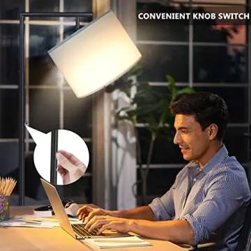 Stylish MOFFE Arc Floor Lamp with Adjustable Shade