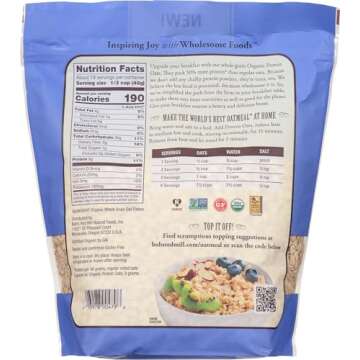 Bob's Red Mill Protein Oats - Organic Gluten Free, 9g Protein