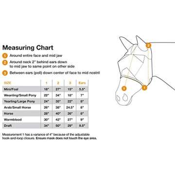 Cashel Crusader Fly Mask with Long Nose for Horse Protection