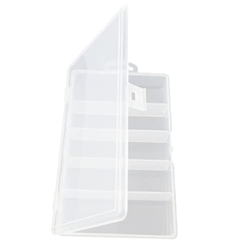 Honbay Clear Fishing Tackle Box for Lures and Jewelry Storage