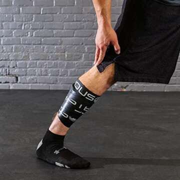 Serious Steel Black Mobility & Recovery (Floss) Bands Compression Tack & Flossing (Heavy: .051" X 2" x 7')